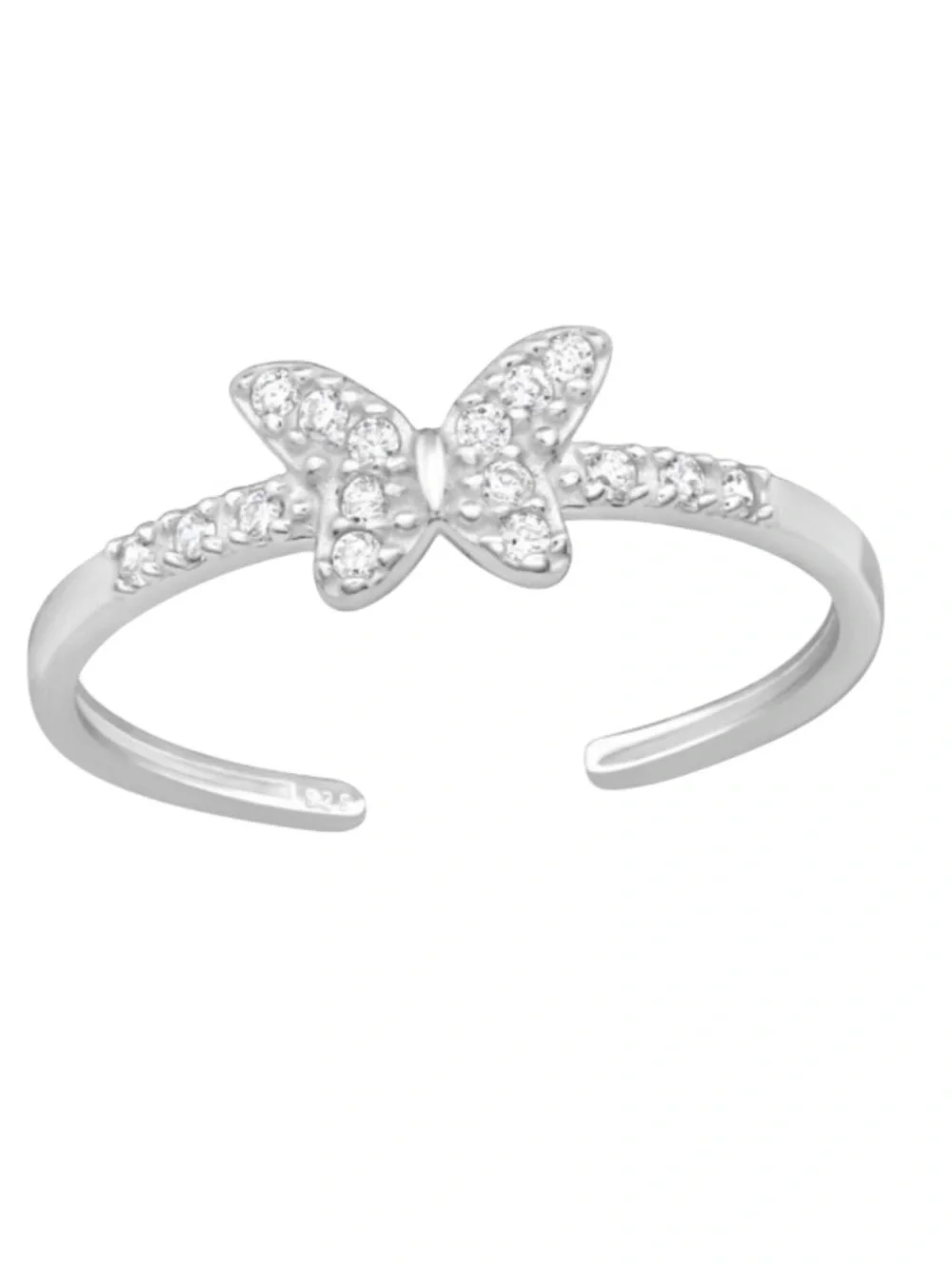 Sterling Silver Adjustable Toe Ring